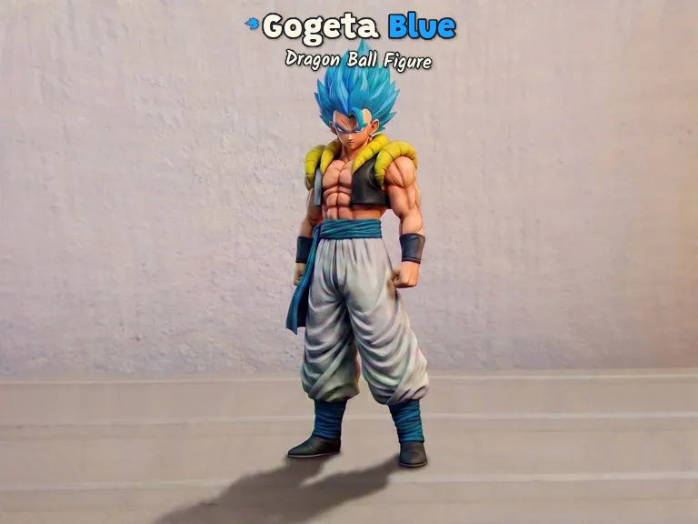 GOGETA SSJ BLUE DRAGON BALL SUPER GOKU/VEGETA FIGURE [FREE]
