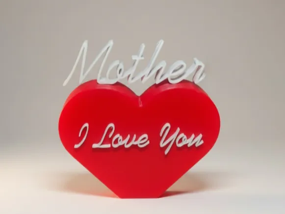 Decorative Sculpture "Mother - I Love You" | Mother's Day Gi