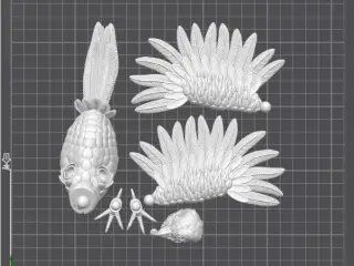 Print in place Flexy Conures