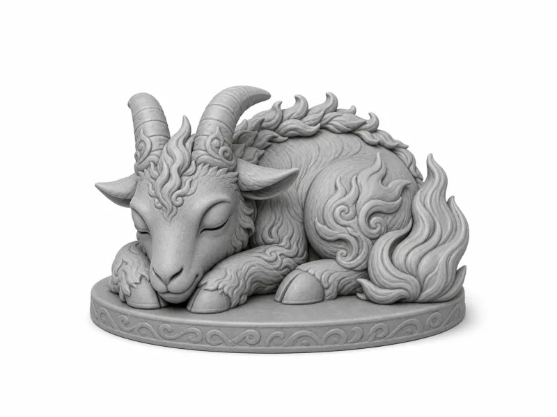 Crouching Fire Goat