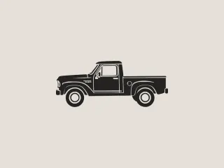 Classic Pickup Truck Wall Art - 3D Printable