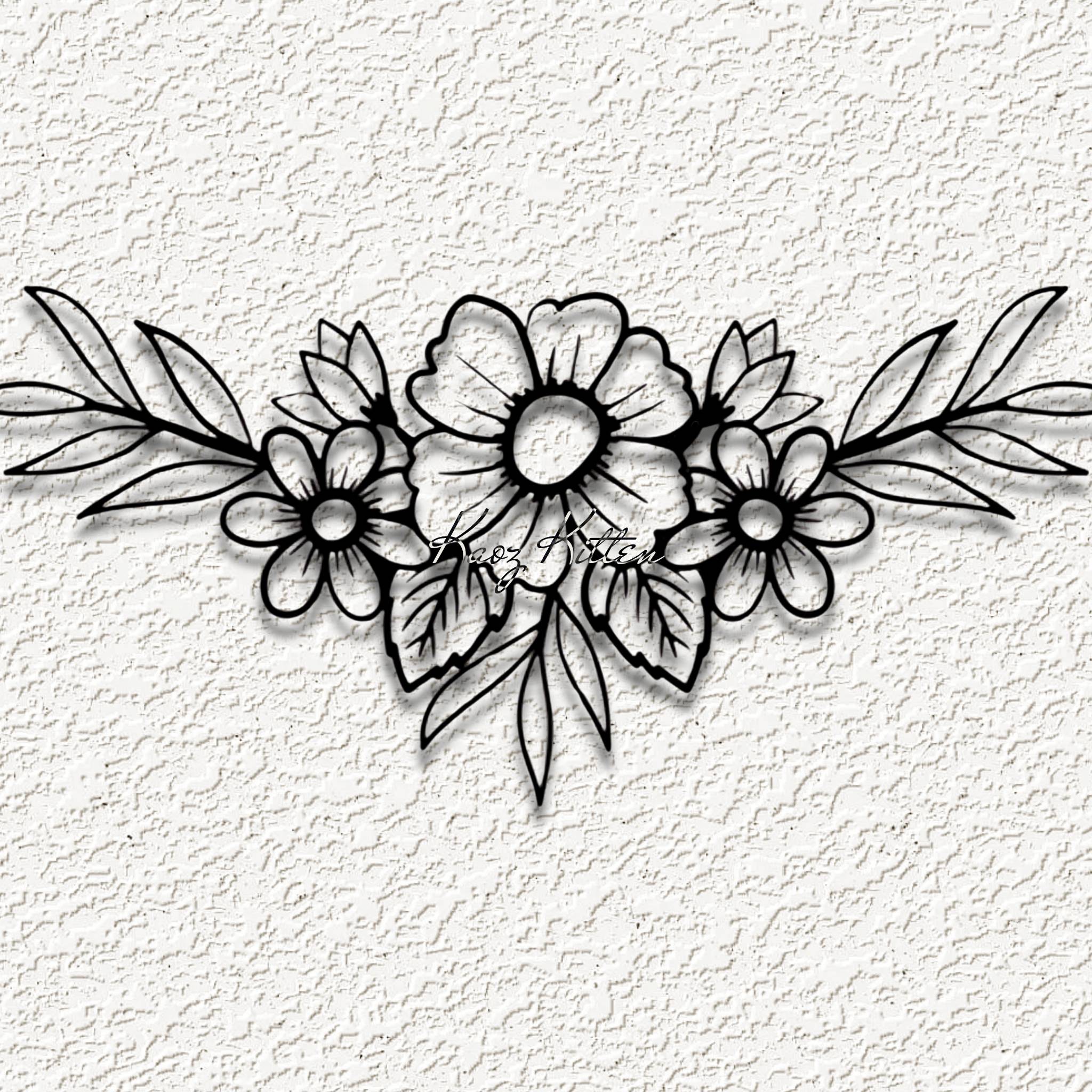 floral garden flowers wall art home decor