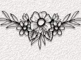 floral garden flowers wall art home decor-0