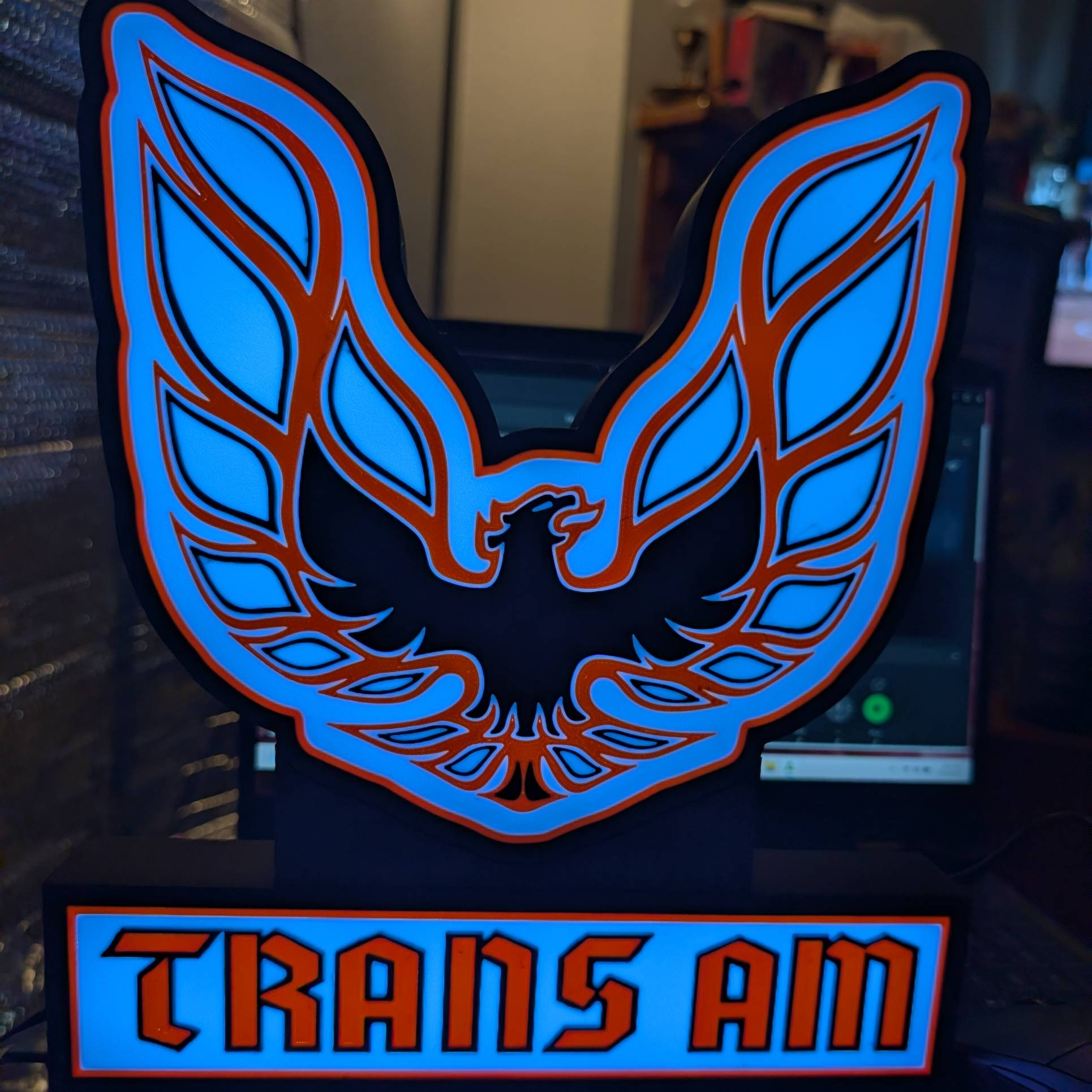 3D Printer Files | 3MF File | Trans Am Fire Hawk Lightbox | Creality Cloud