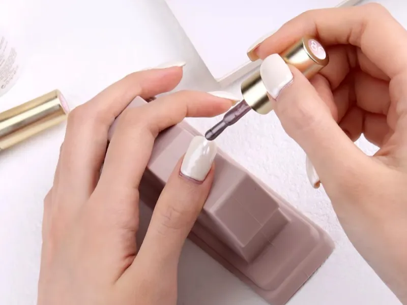 Apoio ergonômico para os dedos, ideal para manicure e nail a
