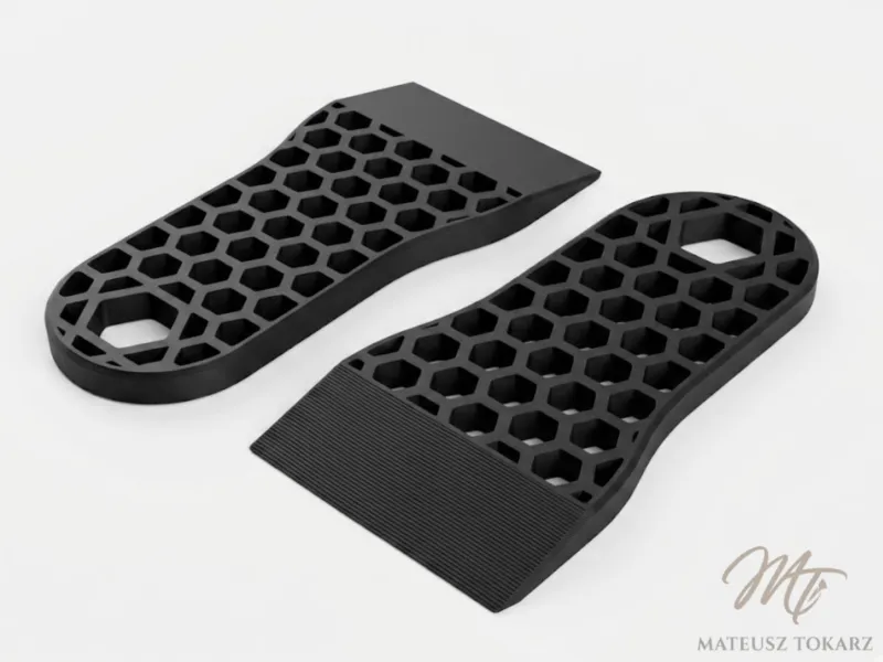 Hex Bed Scraper | 3D Print Removal Tool