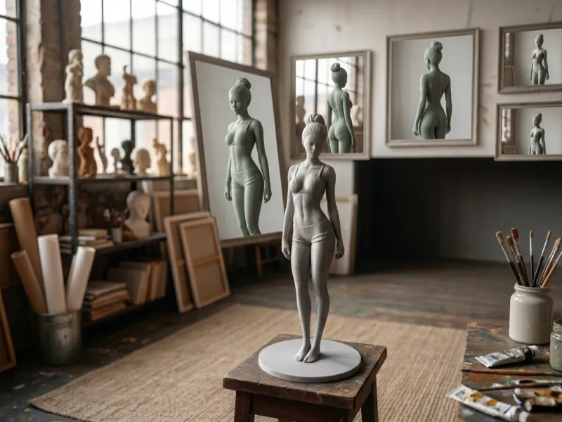 The Morning Muse - Realistic Female Figure