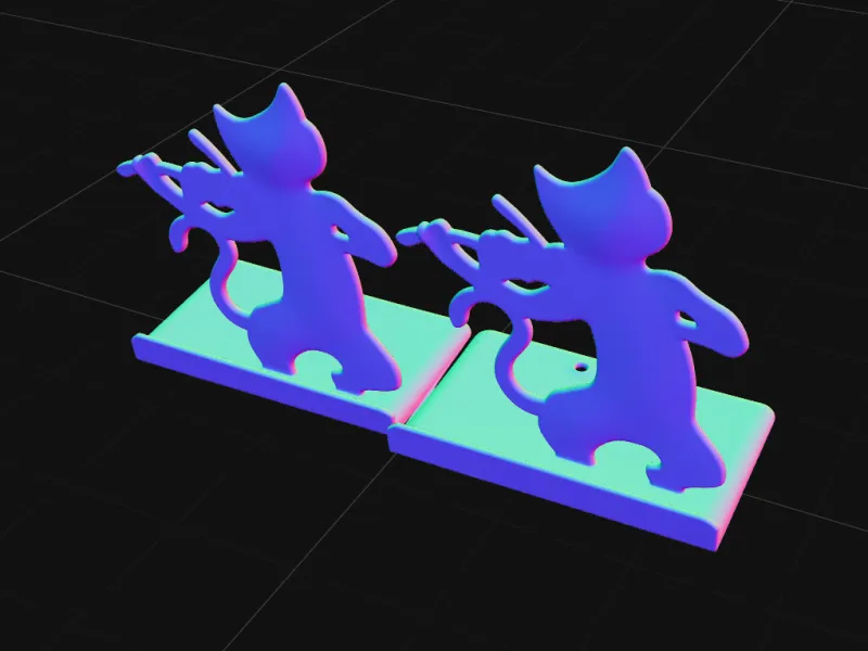 Cute Violin Cat Bookends | Musical Cat Book Holder
