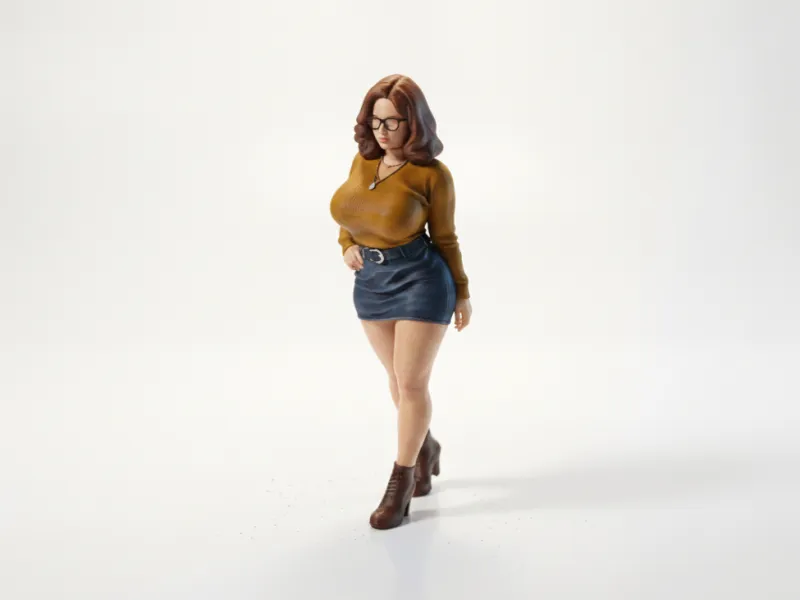 Statuetta di Velma, Collezionabile Stampabile in 3D da Film e TV