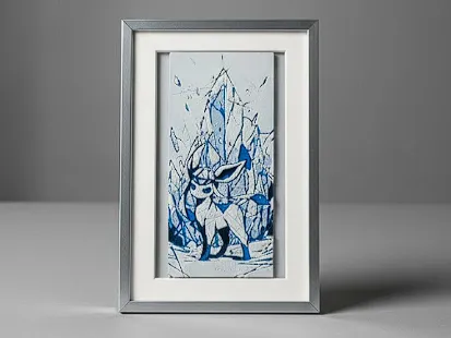 glaceon retrato