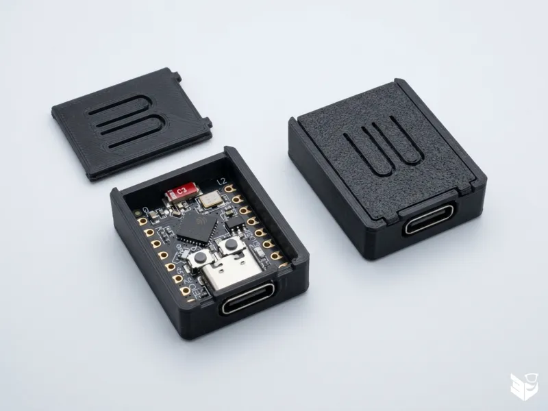Ultra-Compact Case for ESP32-C3 SuperMini (step file)