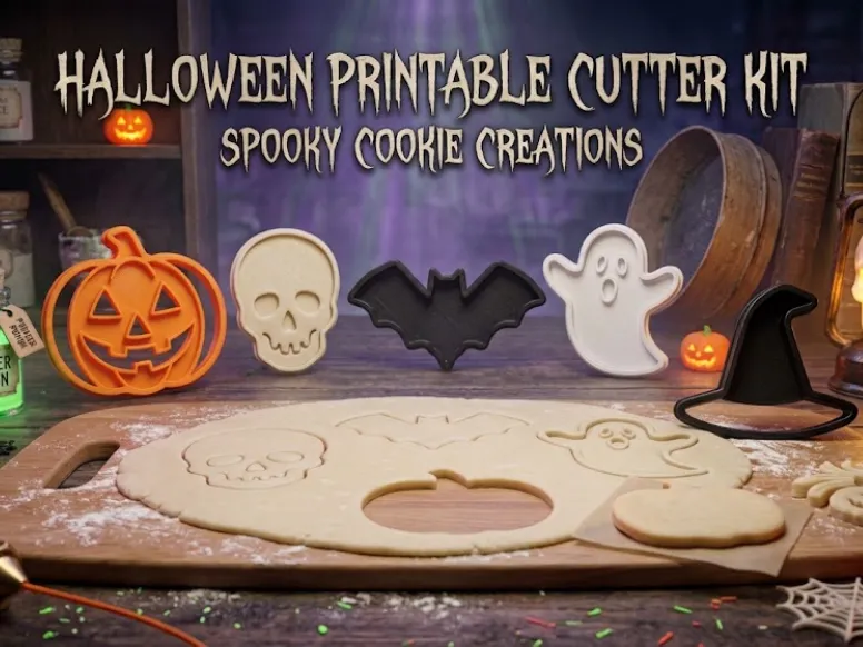 🎃 SPOOKY HALLOWEEN COOKIE CUTTER SET 👻 [NO AMS REQUIRED!]