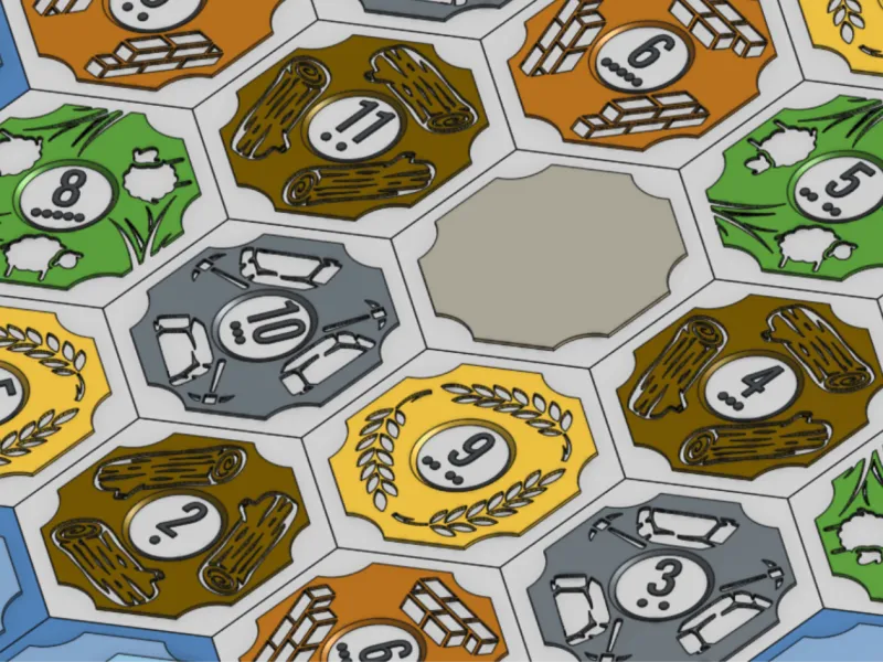Catan tiles / Hexes