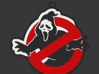 Porta Chaves do Scream Sticker