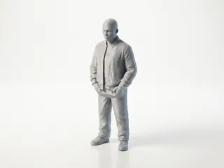 Franklin Clinton GTA Character Figurine 3D Printable