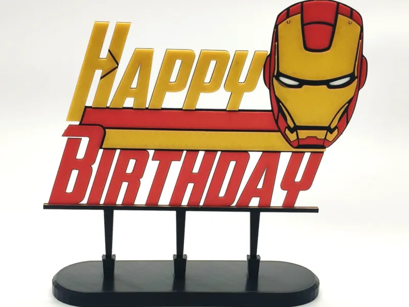 Iron Man Cake Topper
