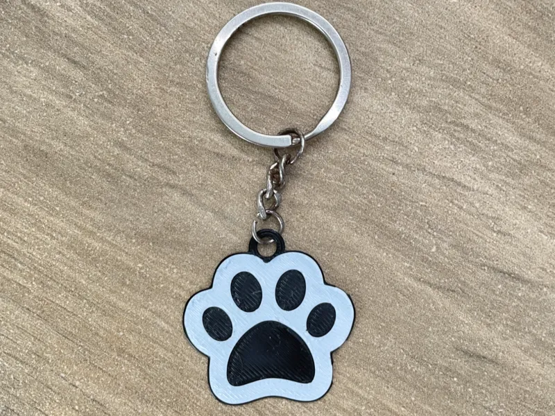 Chaveiro Pegada de Cachorro