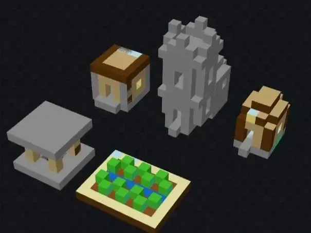 Minecraft Inspired Original Village Pack 2
