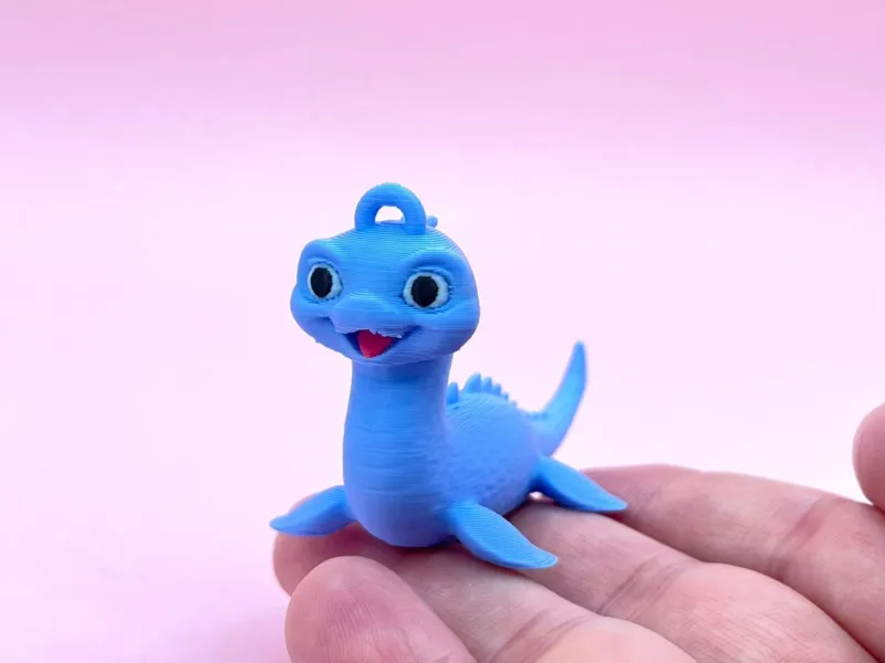 Baby lochnes monster ornament for keychain
