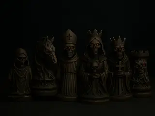 Haunted Soul Chess Set