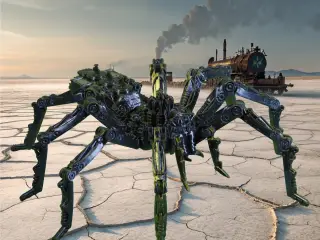 Steampunk Spider