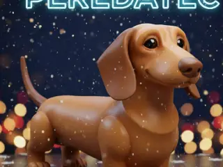 Perro sachicha Daschund Llavero