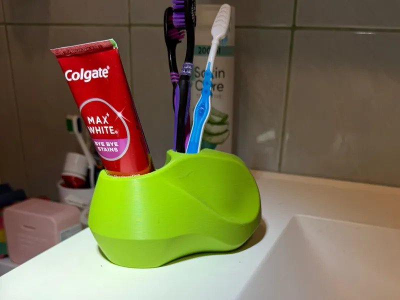 Suporte para pasta e escova de dentes