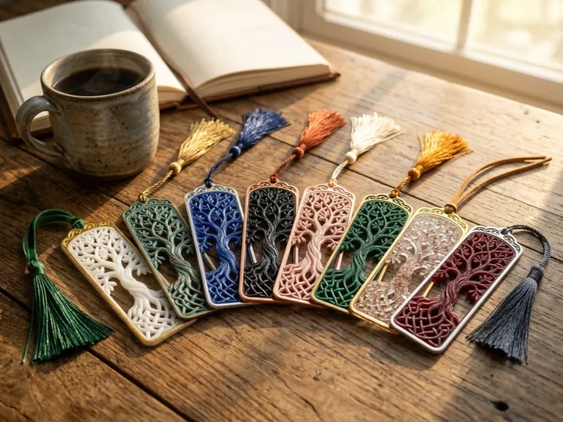 Tree of Life Bookmark with Tassel