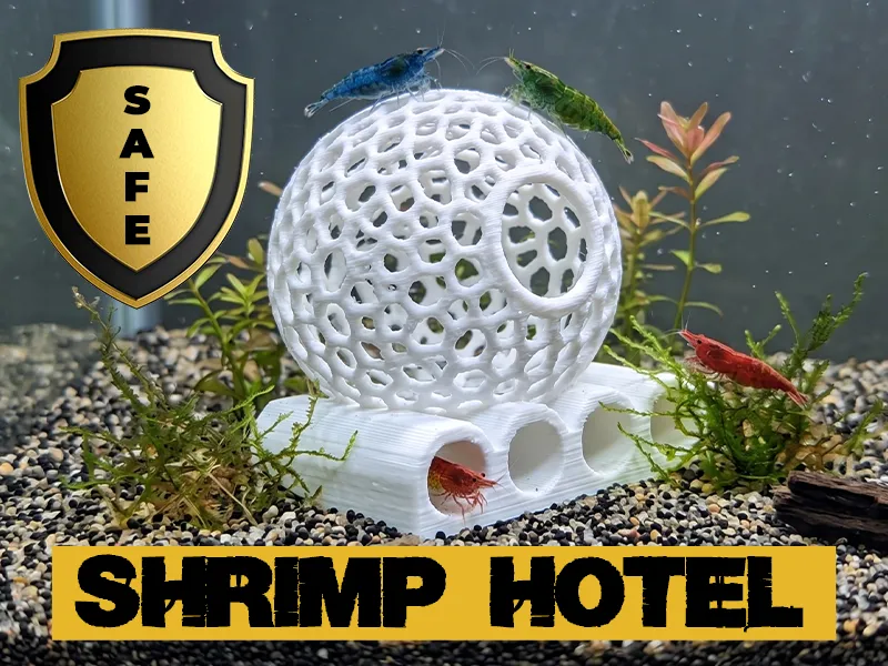 Voronoi Aquarium Shrimp Shelter & Fish Hatchery - Moss Ball