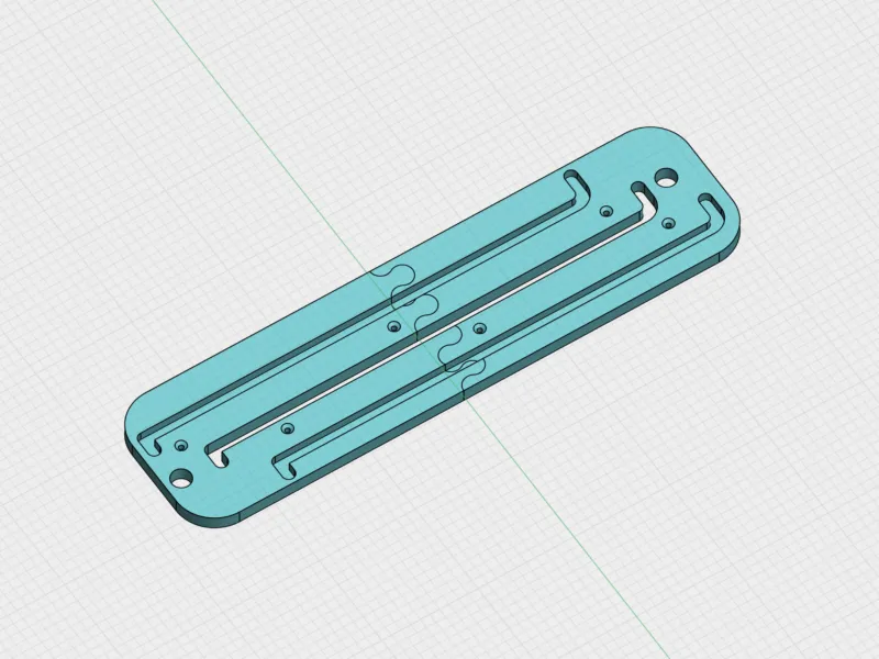 Scarf joint router template