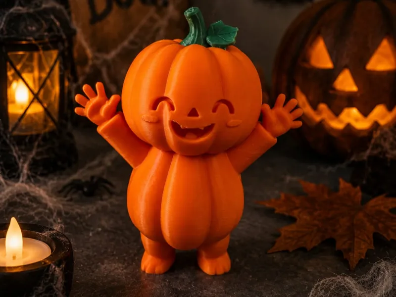 Happy Pumpkin Pal – Cute Halloween Decoration