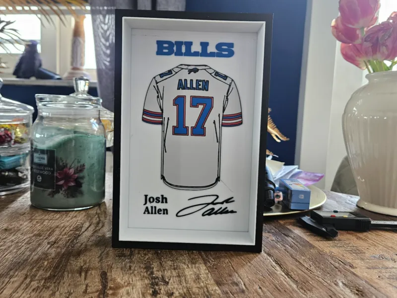 NFL - Buffalo Bills Josh Allen Jersey display