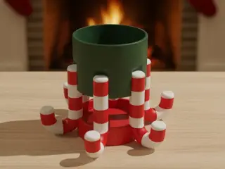 Candy Cane Planter