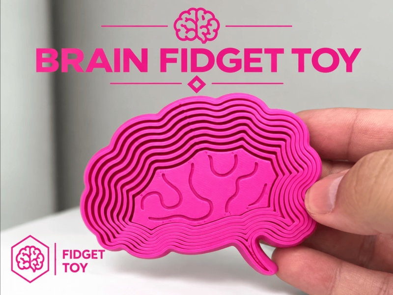 halloween brain fidget articulated toy