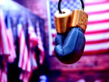 Boxing gloves keychain-0