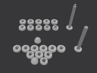 Fidget Corn – Stress-Relief Corn Cob with 10 Spinning Rings