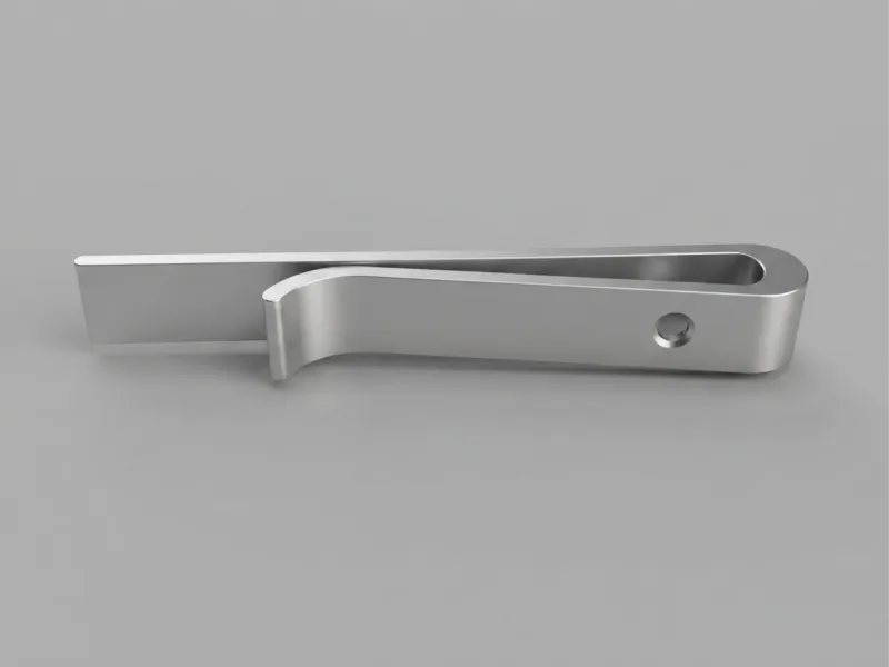Sleek Spring-Action Tie Clip (Tie Bar)