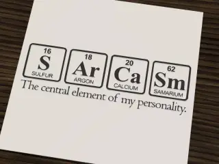 Sarcasm chemistry formula