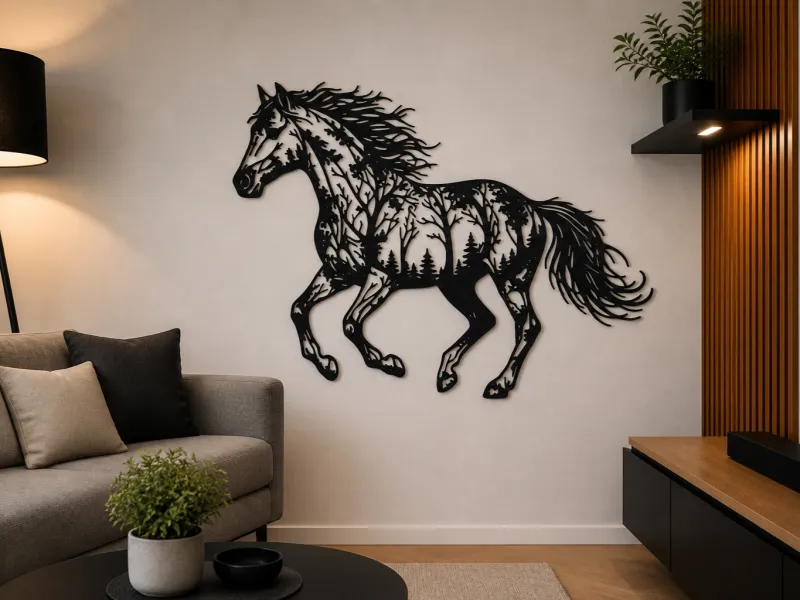 Forest Spirit Horse 2D Wall Art