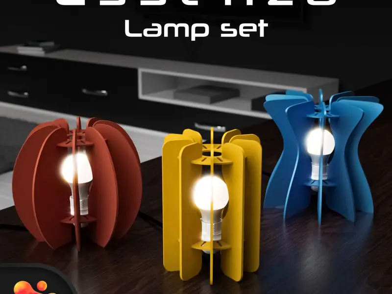 Essenza Lamp Set by Polymeria