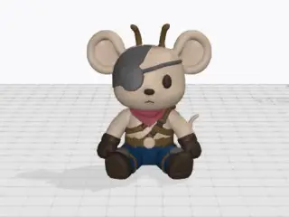 Vinnie from "Biker Mice From Mars" the cute version