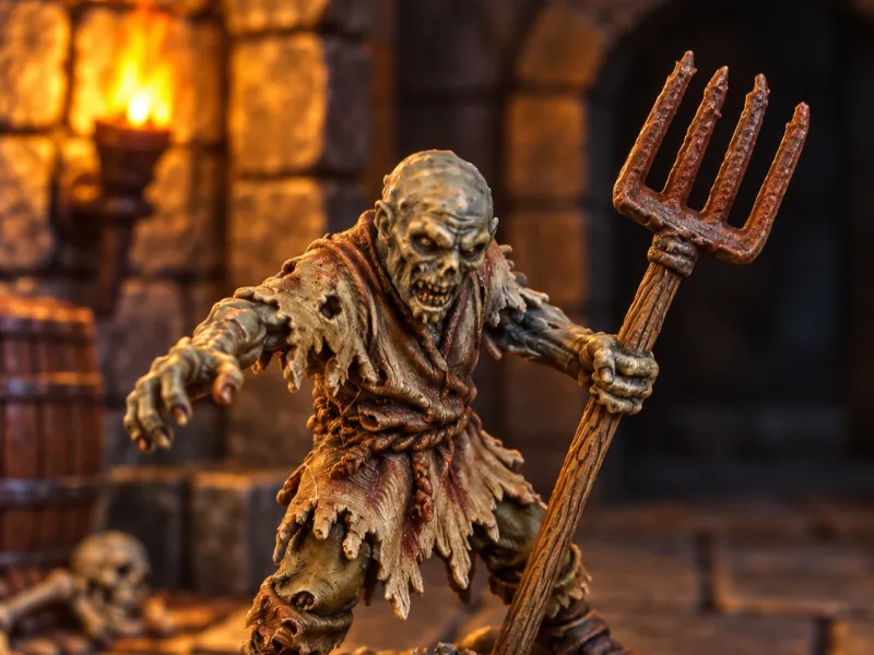 zombie fourche pour Heroquest ou D&D