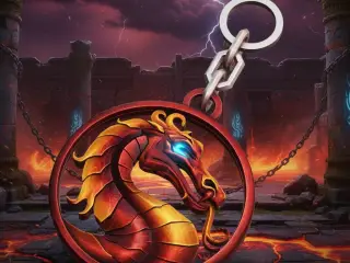 Llavero Mortal Kombat Logo