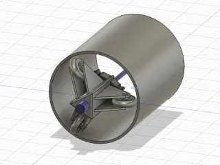Chariot inspection canalisation diam 50mm => 100mm