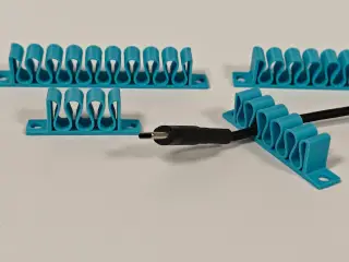 Flat-Mount Cable Clips | M4 Screw (4 Sizes)