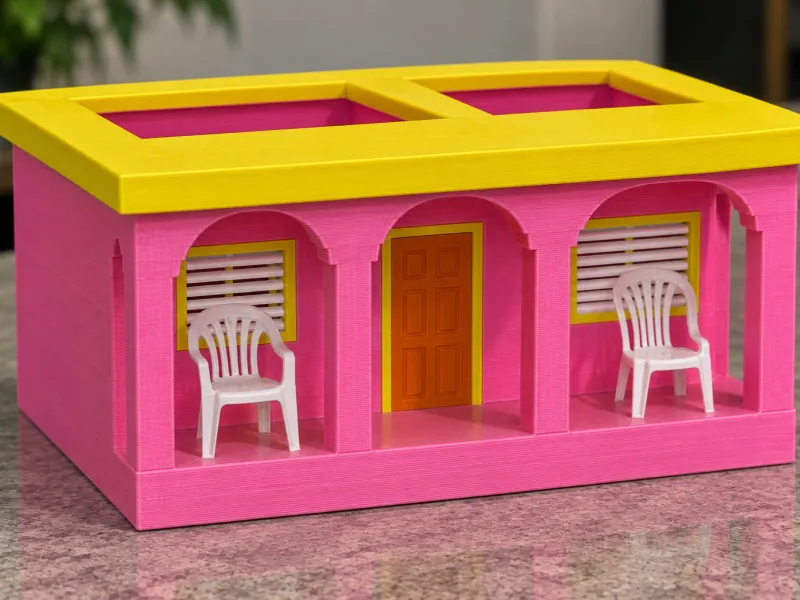 La Casita de Bad Bunny Porta Lapiz