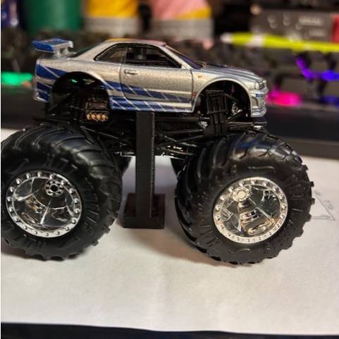 Home print settings: Monster Truck Nissan Skyline GTR Wall Mount.3mf