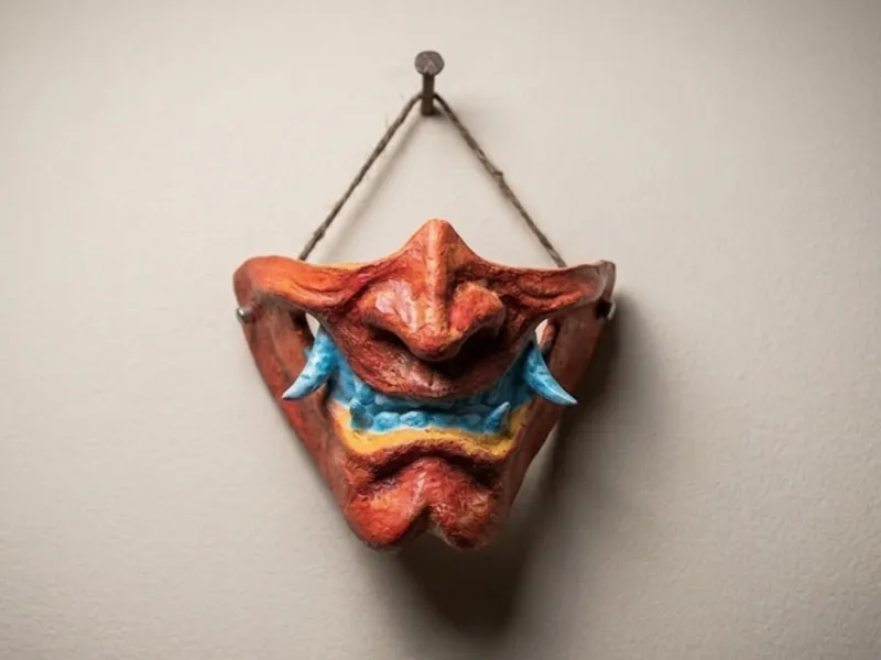 Oni Japanese Mask Multi-Colour