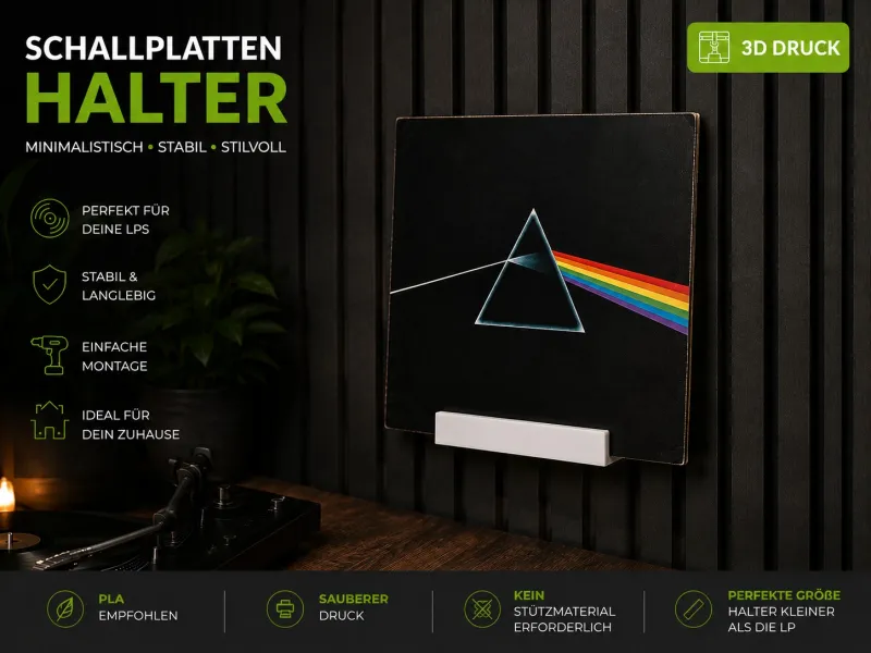 📀 Platenhouder – Wandhouder voor vinylplaten