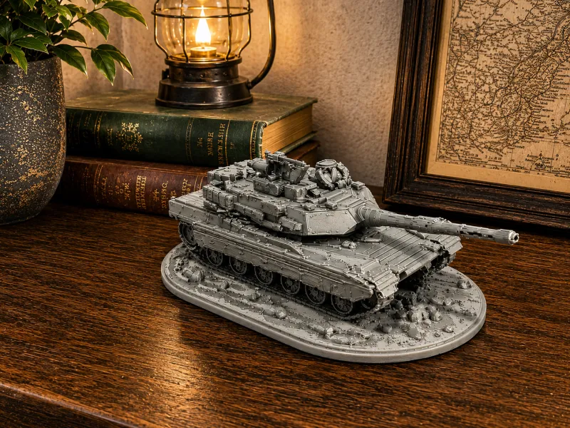 Maquette de char de combat moderne – Modèle militaire
